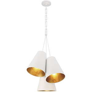 Alston - 3 Light Pendant-34 Inches Tall and 20 Inches Wide - 1341919