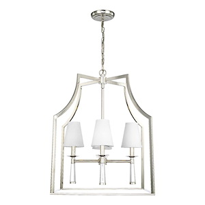 Baxter - Four Light Chandelier in Minimalist Style - 22 Inches Wide by 30 Inches High - 478096
