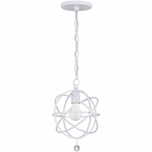 Solaris - One Light Pendant Light in Traditional and Contemporary Style - 9 Inches Wide by 14 Inches High - 457370