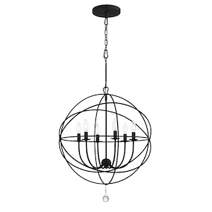 Solaris - 6 Light Chandelier-35.5 Inches Tall and 28.5 Inches Wide - 1279592