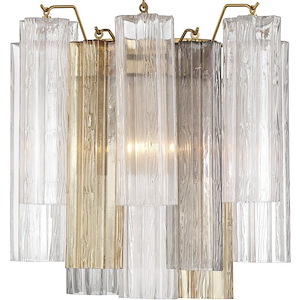 Addis - 2 Light Wall Sconce-14.5 Inch Tall and 14.5 Inch Wide - 1364690