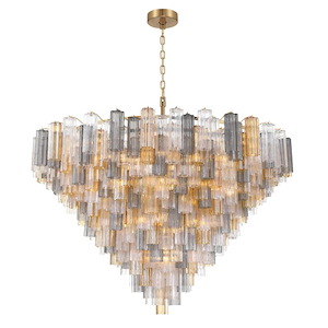 Addis - 40 Light Chandelier-40 Inch Tall and 62 Inch Wide - 1394799