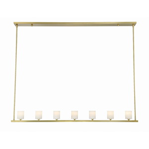 Aragon - 24.5W 7 LED Chandelier-6.75 Inches Tall and 56 Inches Wide - 1320047