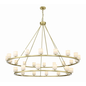 Aragon - 105W 30 LED 2-Tier Chandelier-46 Inches Tall and 58.75 Inches Wide - 1320048