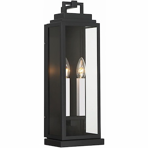 Aspen - 2 Light Outdoor Wall Sconce-19 Inches Tall and 6.5 Inches Wide - 1320050