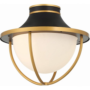 Atlas - 2 Light Outdoor Semi-Flush Mount-12 Inches Tall and 13.5 Inches Wide - 1320054