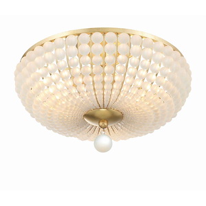 Bella - 3 Light Flush Mount-10.25 Inches Tall and 15.75 Inches Wide - 1279645