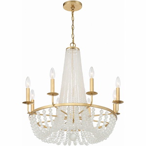 Bella - 8 Light Chandelier In Traditional Style-26 Inches Tall and 26 Inches Wide - 1279552