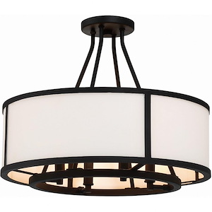 Bryant - 4 Light Semi-Flush Mount-14.75 Inches Tall and 18 Inches Wide - 1119040