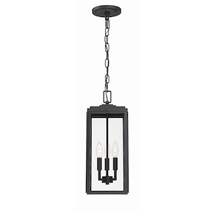 Byron - 3 Light Outdoor Pendant-18.75 Inches Tall and 7.5 Inches Wide - 1280111