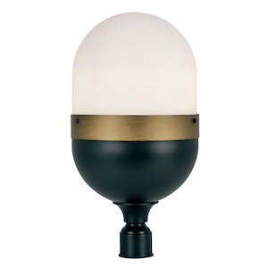 Capsule - Three Light Outdoor Post Lantern In Contemporary Style - 12.25 Inches Wide By 23.25 Inches High - 1333242