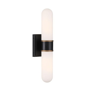 Capsule - 12W 2 LED Wall Sconce-4.75 Inch Tall and 18.5 Inch Wide - 1364694