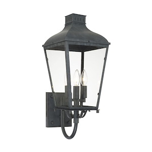 Dumont - Three Light Outdoor Wall Mount In Contemporary Style - 9.25 Inches Wide By 23.5 Inches High - 1333287
