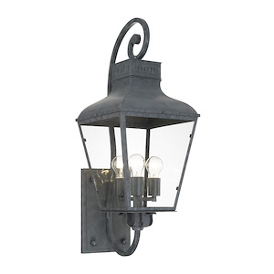 Dumont - 12 Inch Three Light Outdoor Wall Mount - 1333294