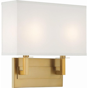 Durham - 2 Light Wall Sconce-12.25 Inches Tall and 12.75 Inches Wide - 931573