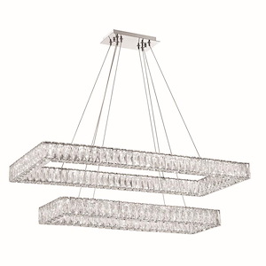 Kinsley - 105W 1 LED Chandelier-12 Inch Tall and 41.5 Inch Wide - 1373383