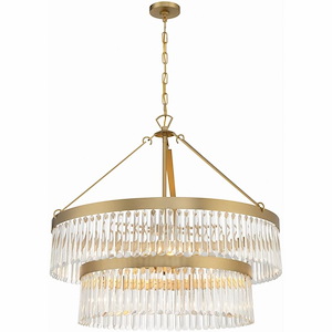 Emory - 9 Light 2-Tier Chandelier-30.25 Inches Tall and 32 Inches Wide - 1320067