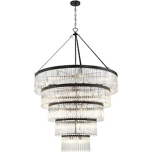 Emory - 30 Light 5-Tier Chandelier-72 Inches Tall and 48 Inches Wide - 1341925