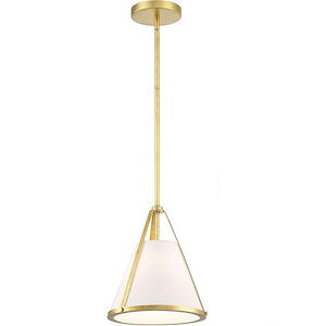 Fulton - 1 Light Pendant-10.75 Inches Tall and 9.25 Inches Wide - 1341927