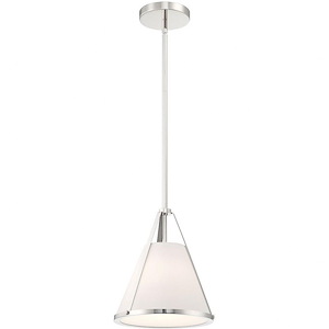 Fulton - 1 Light Pendant-10.75 Inches Tall and 9.25 Inches Wide - 1341927