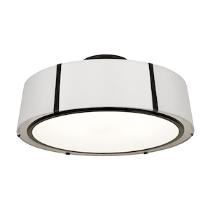 Fulton - Six Light Flush Mount in Classic Style - 24 Inches Wide by 10.25 Inches High - 843953
