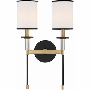 Hatfield - 2 Light Wall Mount-18.5 Inches Tall and 12 Inches Wide - 1279564