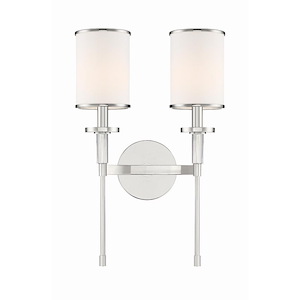 Hatfield - Two Light Wall Mount in Classic Style - 12 Inches Wide by 18.5 Inches High - 843958