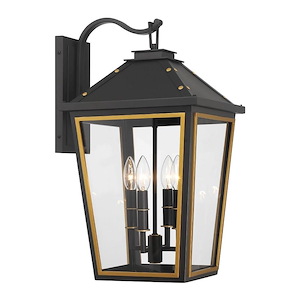 Hawkins - 4 Light Outdoor Wall Mount-22.5 Inch Tall and 12 Inch Wide - 1366146