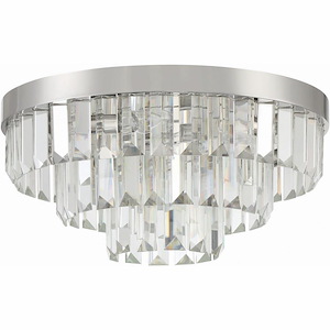Hayes - 8 Light Flush Mount-8 Inches Tall and 18 Inches Wide - 1295968