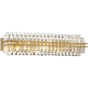 Hayes - 6 Light Wall Sconce-8 Inches Tall and 31.5 Inches Wide - 1341931