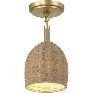 Jace - 3.5W 1 LED Semi-Flush Mount-11.5 Inches Tall and 6 Inches Wide - 1341935