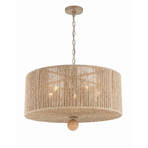 Jessa - 5 Light Chandelier In Classic Style - 24 Inches Wide By 16 Inches High - 1333584