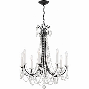 Karrington - 8 Light Chandelier In Traditional Style-31 Inches Tall and 26 Inches Wide - 1280115