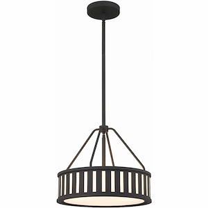 Kendal - 3 Light Chandelier-13.75 Inches Tall and 15.5 Inches Wide - 1279602