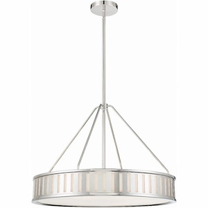 Kendal - 6 Light Chandelier In Modern and Contemporary Style-20.5 Inches Tall and 28 Inches Wide - 1093947