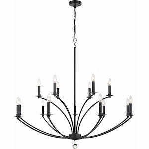 Mila - 15 Light Chandelier In Traditional Style-42 Inches Tall and 48 Inches Wide - 1279604