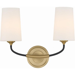 Niles - 2 Light Wall Mount-12 Inches Tall and 15 Inches Wide - 1280118