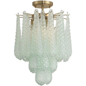 Ollie - 4 Light Semi-Flush Mount-20 Inch Tall and 14.25 Inch Wide - 1364705