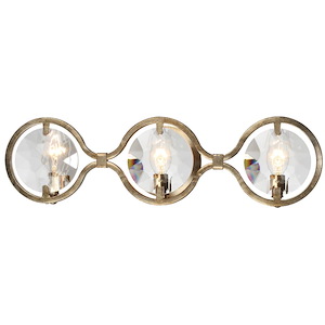 Quincy 3 Light Bath Vanity In Classic Style - 25 Inches Wide By 7 Inches High - 1333422