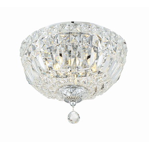 Roslyn - 3 Light Flush Mount In Classic Style - 10 Inches Wide By 8 Inches High - 1209017