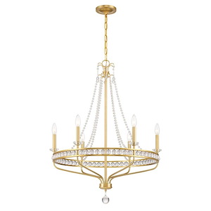 Seville - 6 Light Chandelier-36.5 Inch Tall and 28 Inch Wide - 1366165