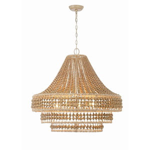 Silas - 8 Light Chandelier-27.25 Inches Tall and 30 Inches Wide - 1279605