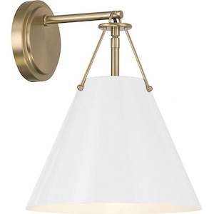 Xavier - 1 Light Wall Sconce-12.5 Inches Tall and 10 Inches Wide - 1341942