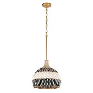 Zanzibar - 3 Light Pendant-14 Inch Tall and 14 Inch Wide - 1366187