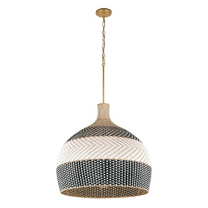 Zanzibar - 6 Light Pendant-25.25 Inch Tall and 26 Inch Wide - 1366189