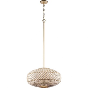 Zanzibar - 4 Light Pendant-11 Inches Tall and 22 Inches Wide - 1341945