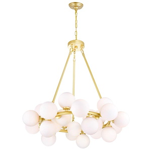 Arya - 175W 25 LED Chandelier-26 Inches Tall and 26 Inches Wide - 1342879