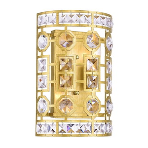 2 Light Wall Sconce with Champagne Finish - 901017