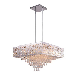 12 Light Chandelier with Chrome Finish - 901029