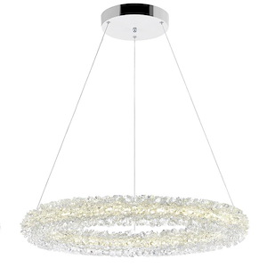 LED Chandelier with Chrome Finish - 901057